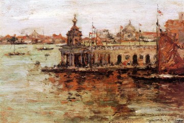  venice - Venice View of the Navy Arsenal William Merritt Chase